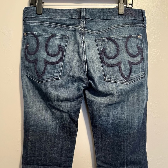 Deluxe Premium Denim Blue Jeans by Express - Picture 12 of 15